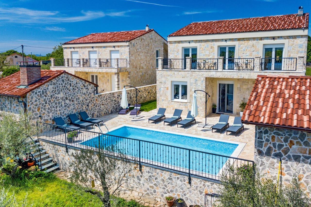 Luxury Stone Villa With Pool - Brisevo Экстерьер фото