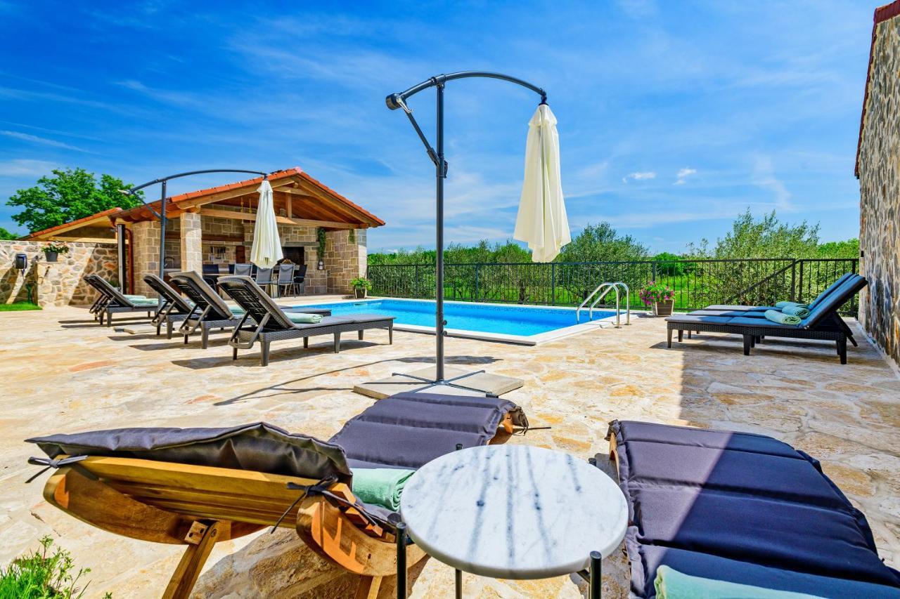 Luxury Stone Villa With Pool - Brisevo Экстерьер фото